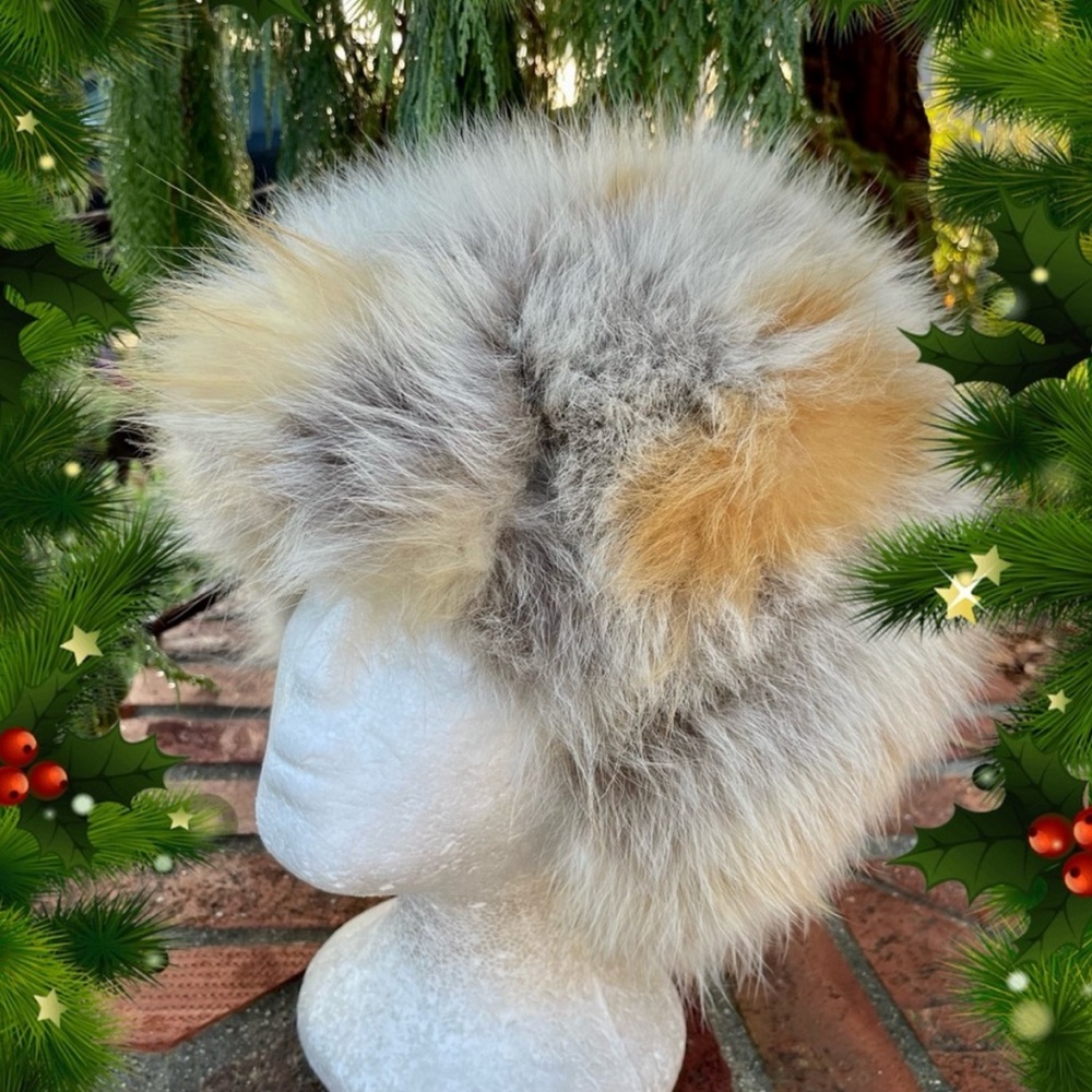 Fluffy Fox Fur Hat